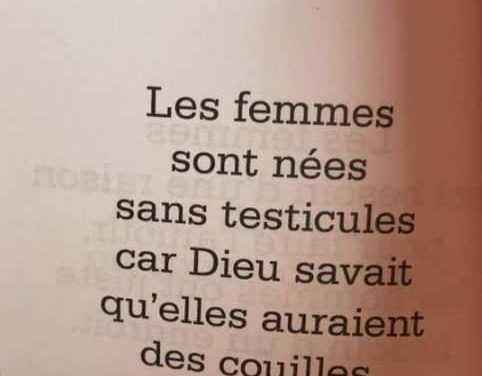 Toi la femme…